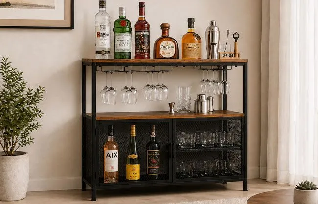 Home Bar Setup in Dubai: Cocktail Bar at Home