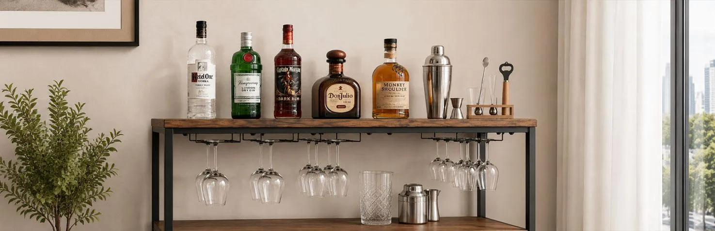 Home Bar Setup in Dubai: Cocktail Bar at Home
