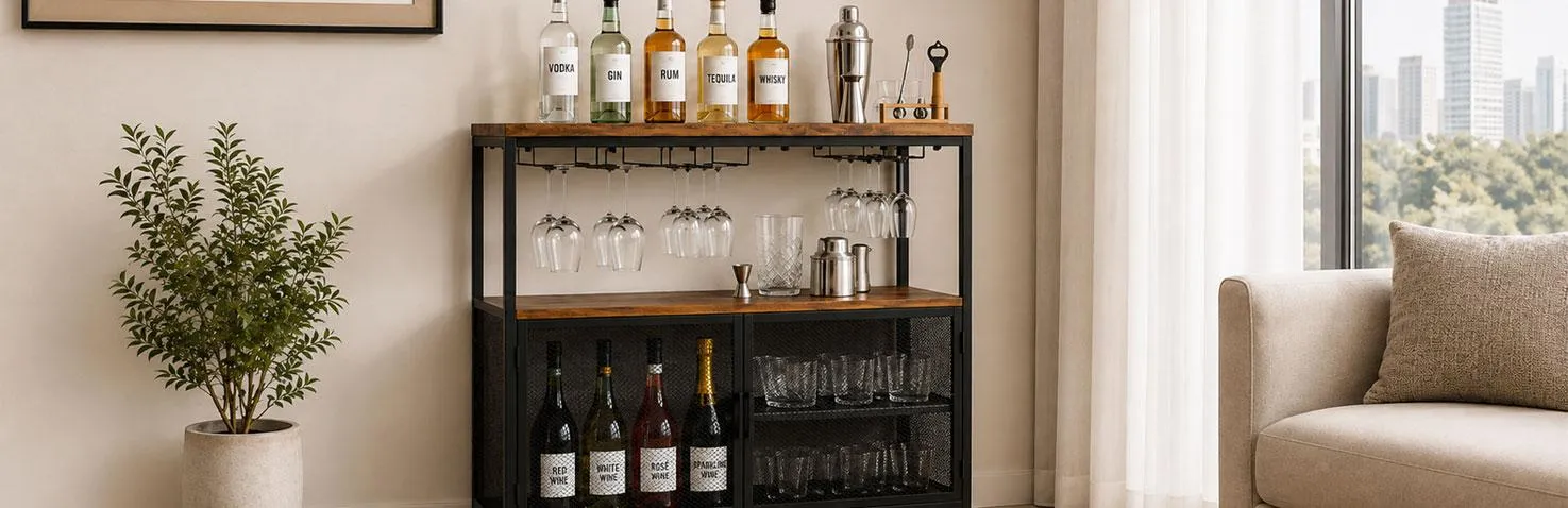 Home Bar Setup in Dubai: Cocktail Bar at Home