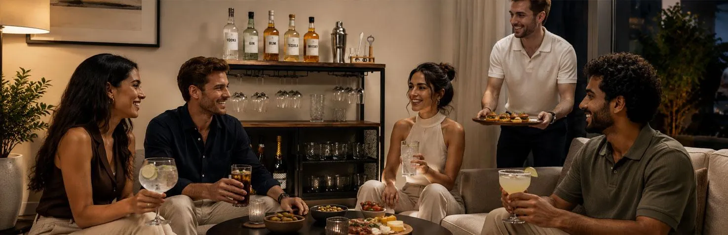 Home Bar Setup in Dubai: Cocktail Bar at Home